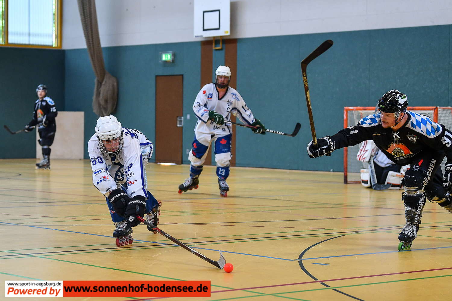 Skaterhockey in Schwabmünchen  D55 7685