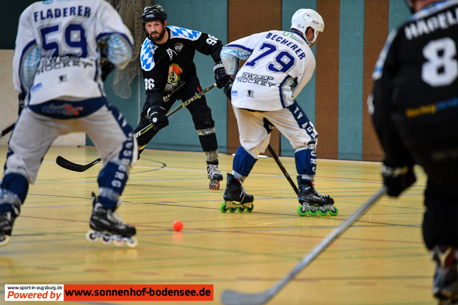 Skaterhockey in Schwabmünchen  D55 7810