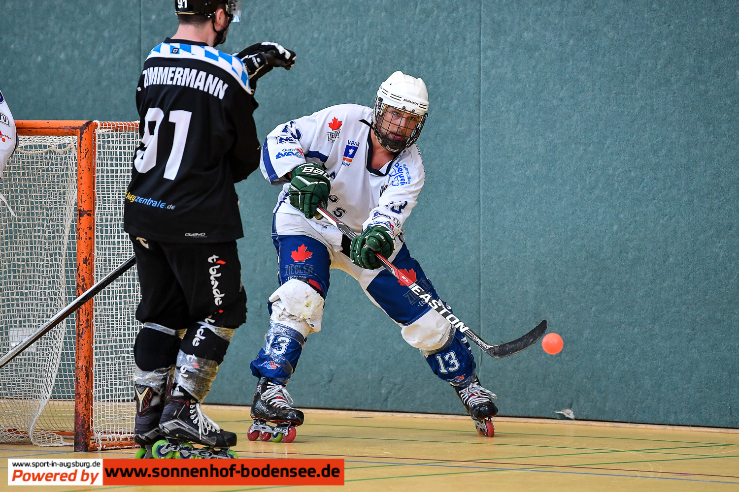 Skaterhockey in Schwabmünchen  D55 7690