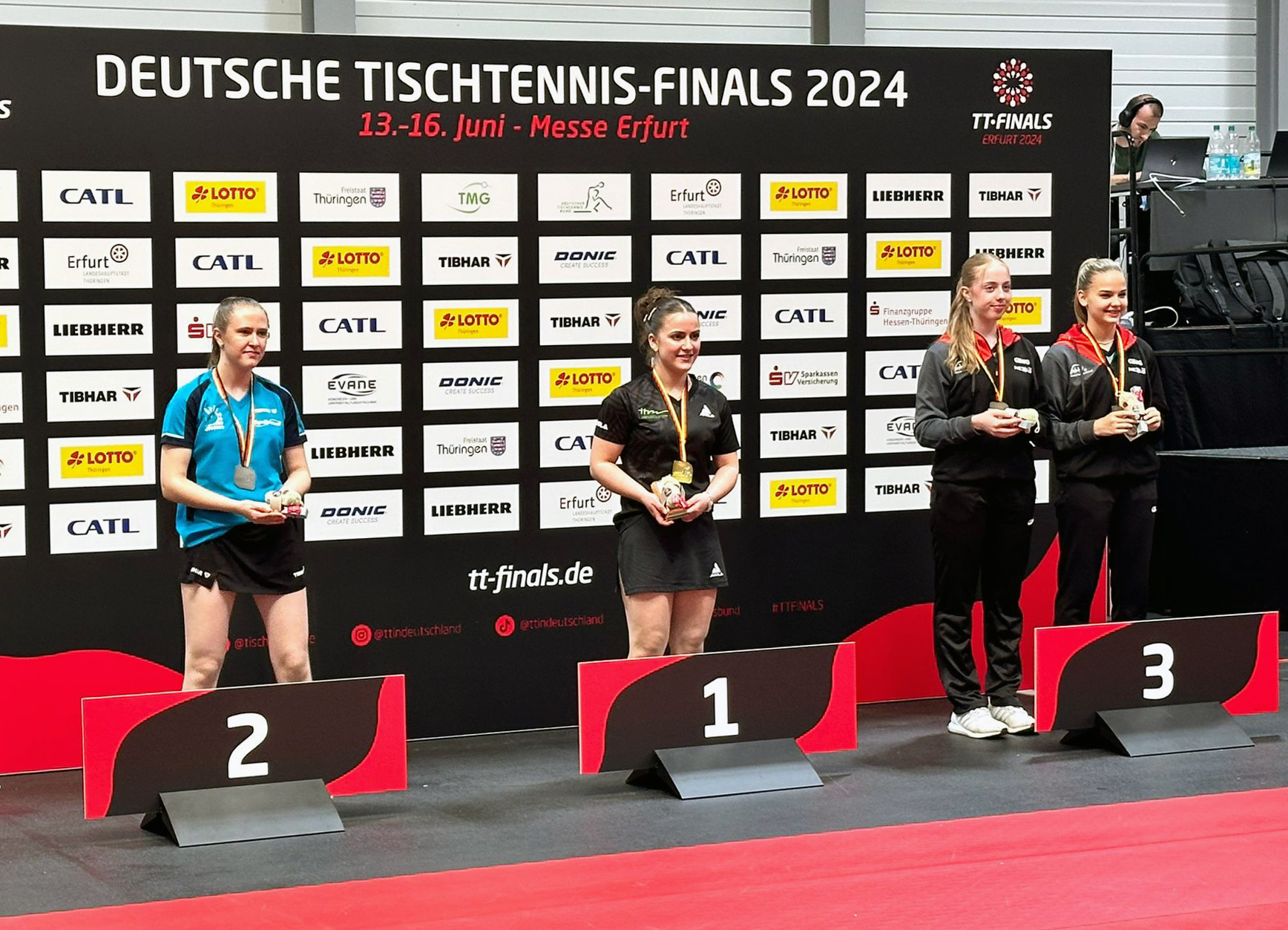 Melanie Merk wird Deutsche Tischtennis Vizemeisterin U 19