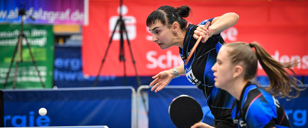 Die Tischtennisdamen des TTC Langweid glänzen in der zweiten Bundesliga mit einem Doppelsieg.